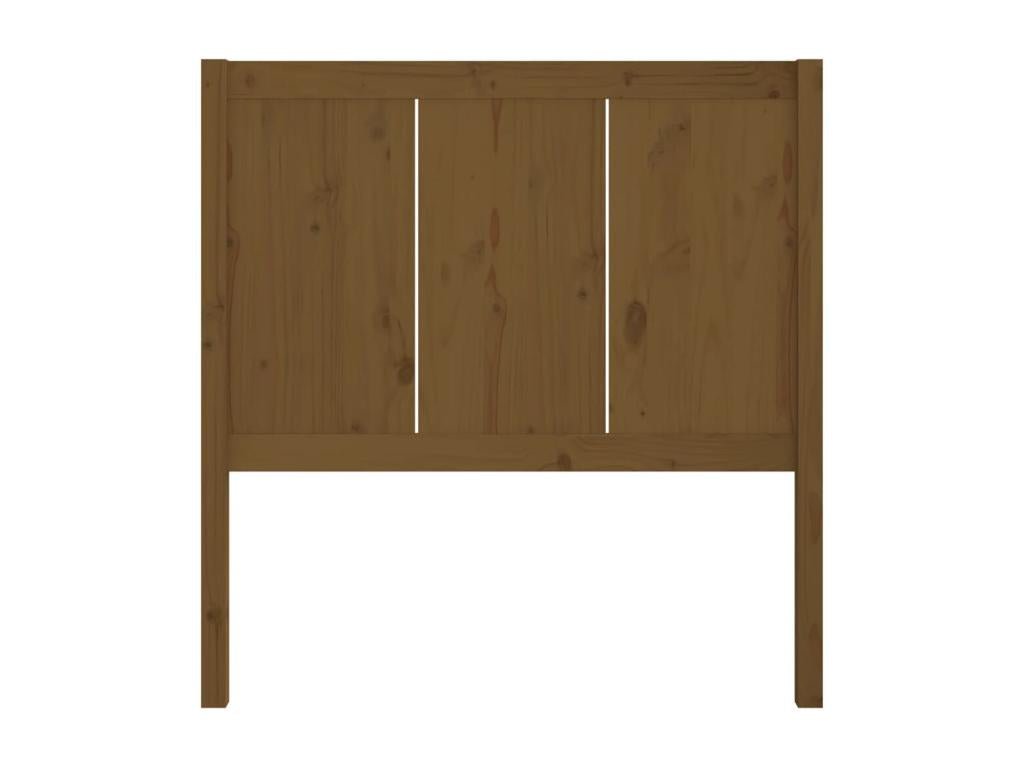 Letto in legno massello marrone, 105,5 x 4 x 100 cm