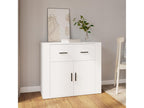 Credenza in legno ingegnerizzato bianco, 80 x 33 x 70 cm