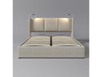 Letto beige, 140 x 200 cm
