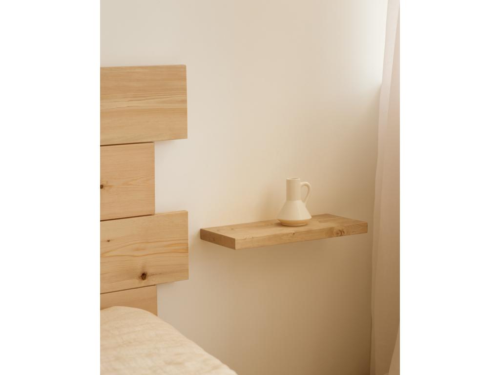 Tavolo in legno di pino marrone, 45 x 3,2 cm