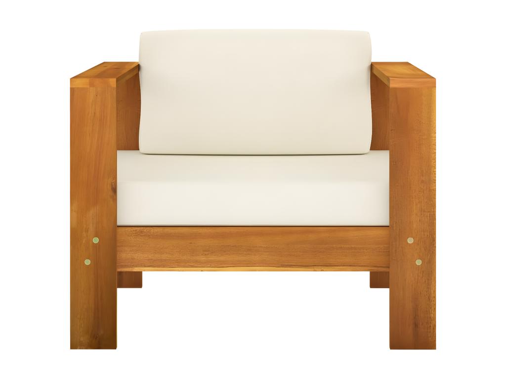 Set di mobili da esterno bianchi - dlz1766459434249