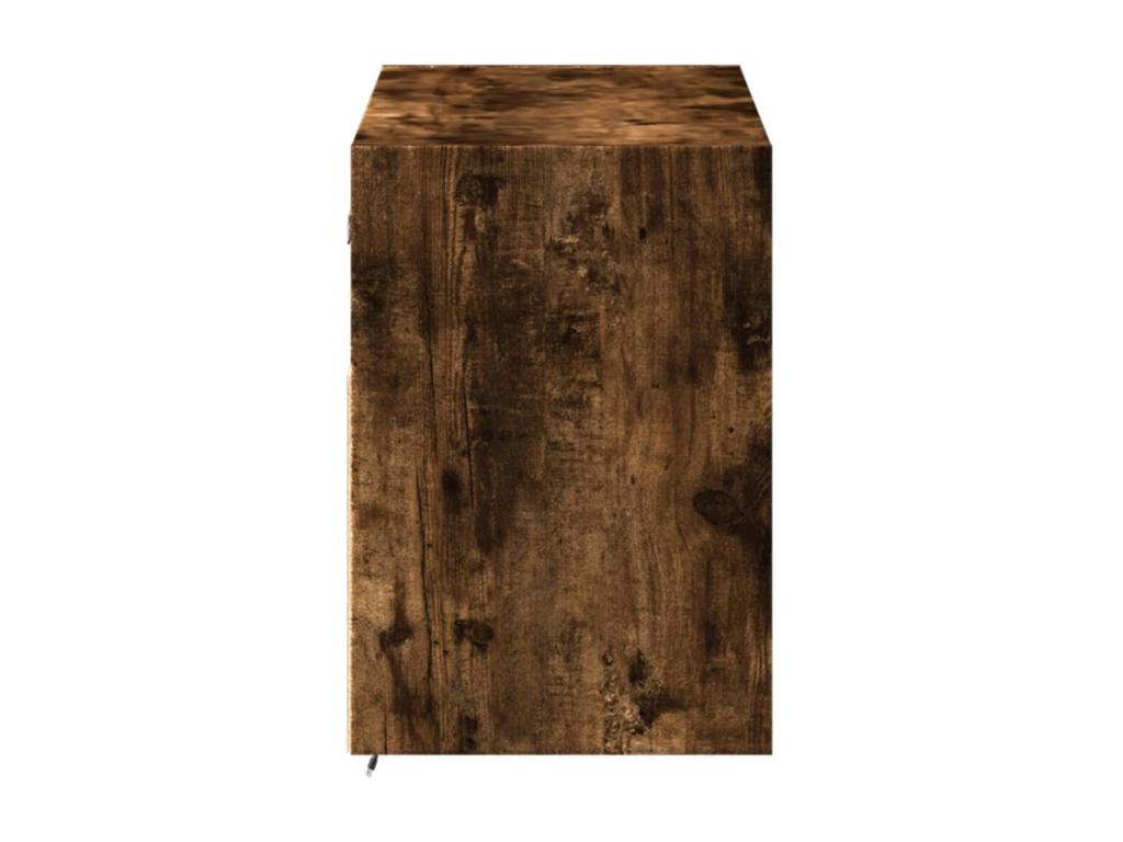 Mobile TV in legno di rovere marrone, 100 x 31 x 45 cm