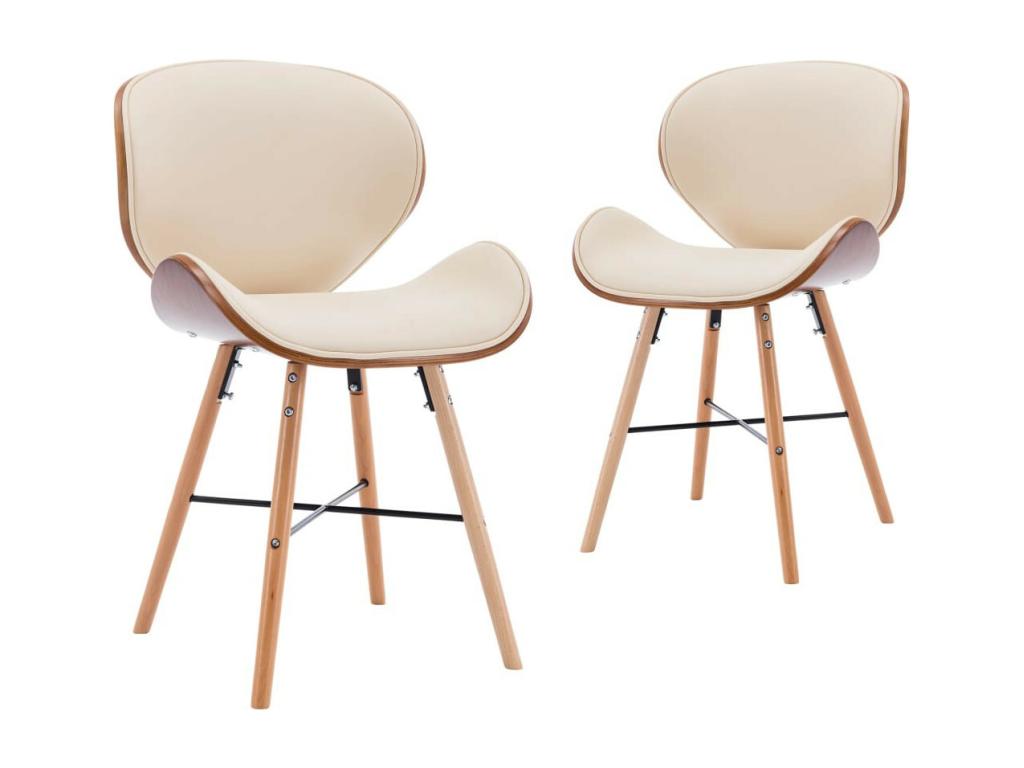 Sedia in pelle beige - dlz1766460072430