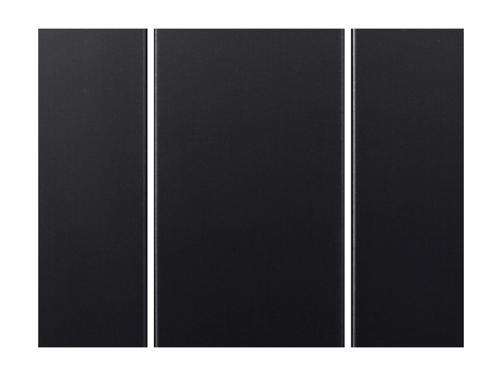 Letto nero, 145 x 46 cm