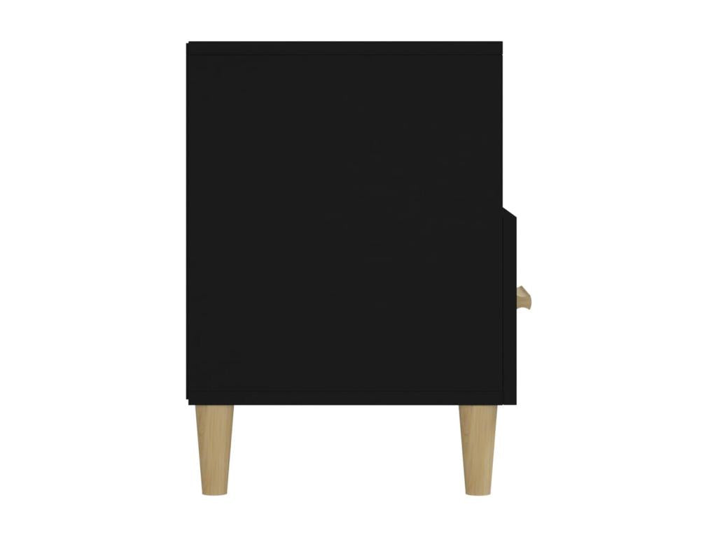 Mobile TV in legno ingegnerizzato nero, 102 x 36 x 50 cm