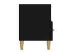 Mobile TV in legno ingegnerizzato nero, 102 x 36 x 50 cm