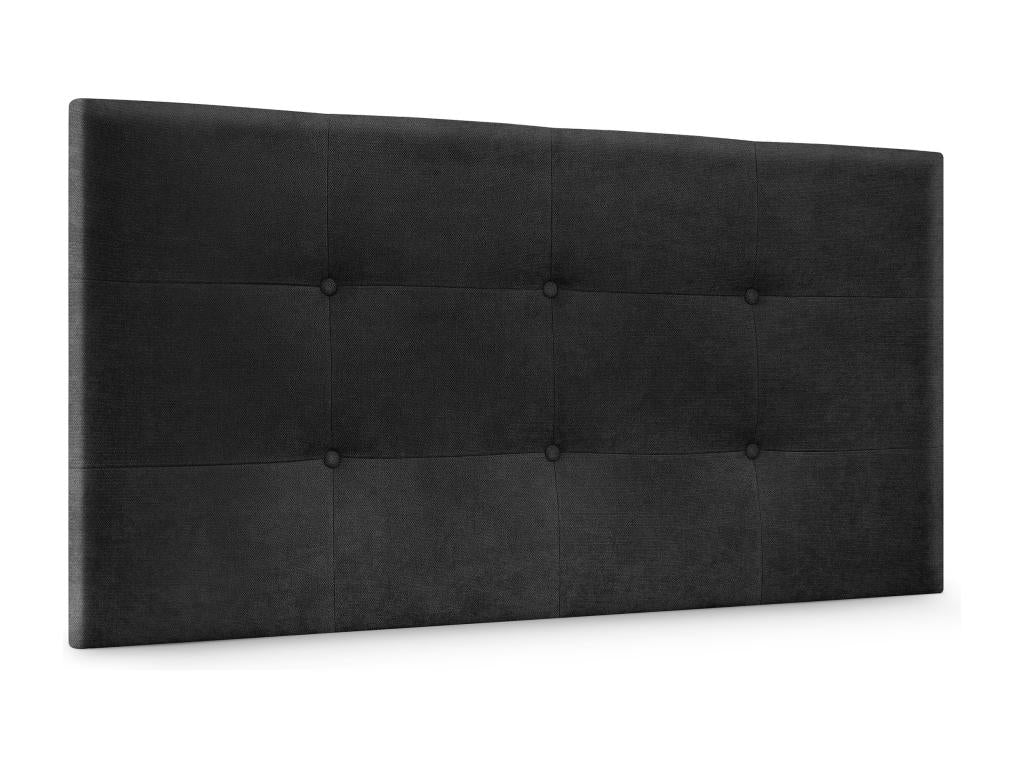 Letto in tessuto nero, 105 x 60 cm
