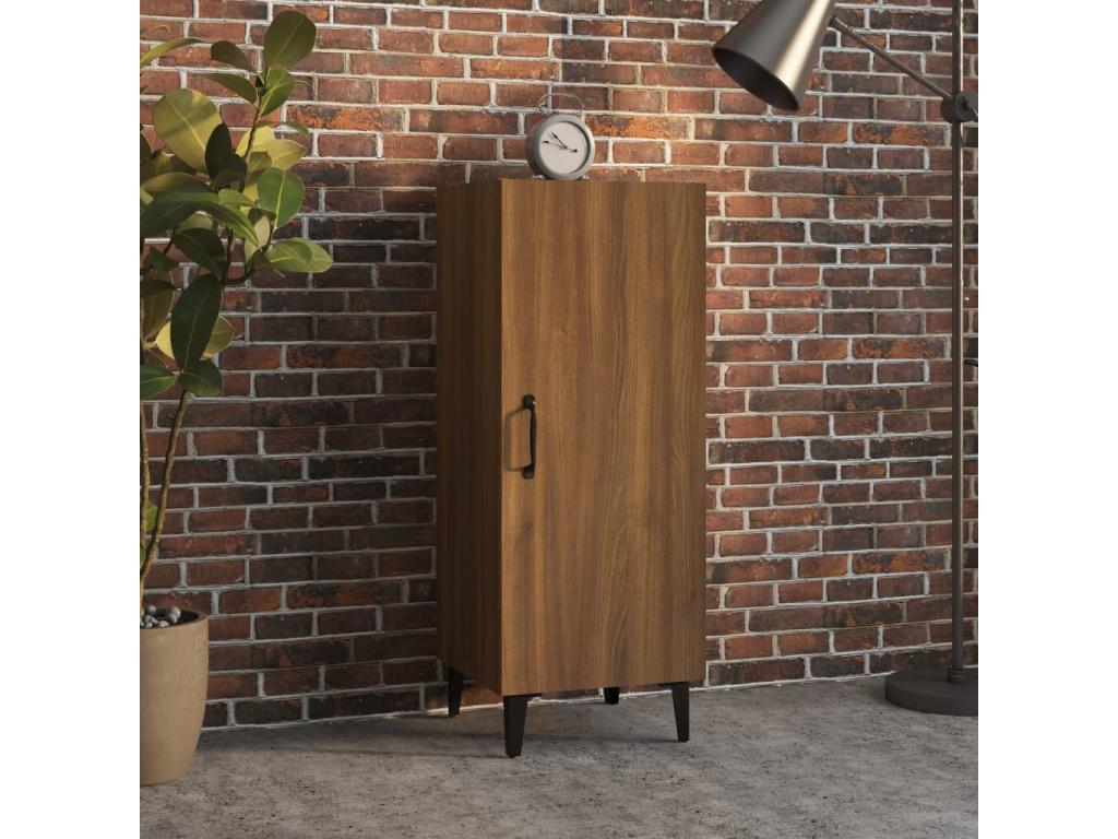 Credenza in legno ingegnerizzato marrone, 34,5 x 34 x 90 cm