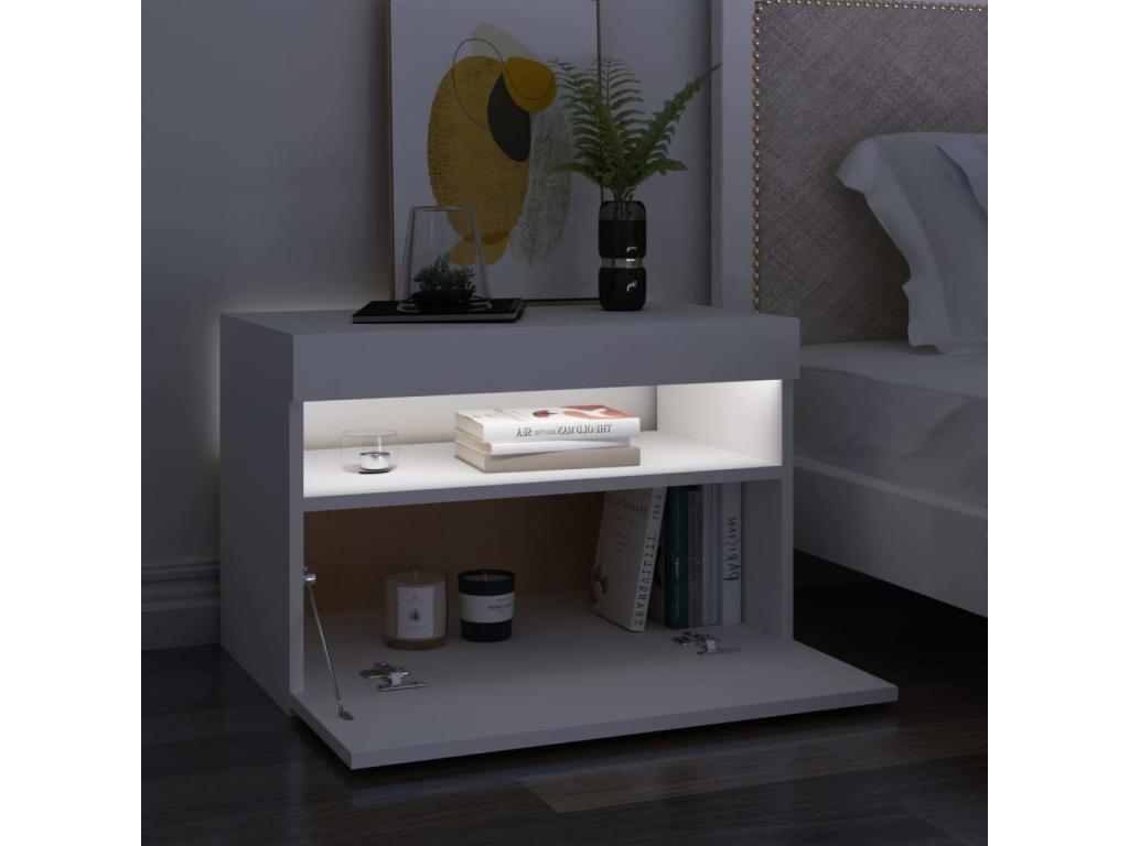 Mobile TV bianco, 60 x 35 x 40 cm