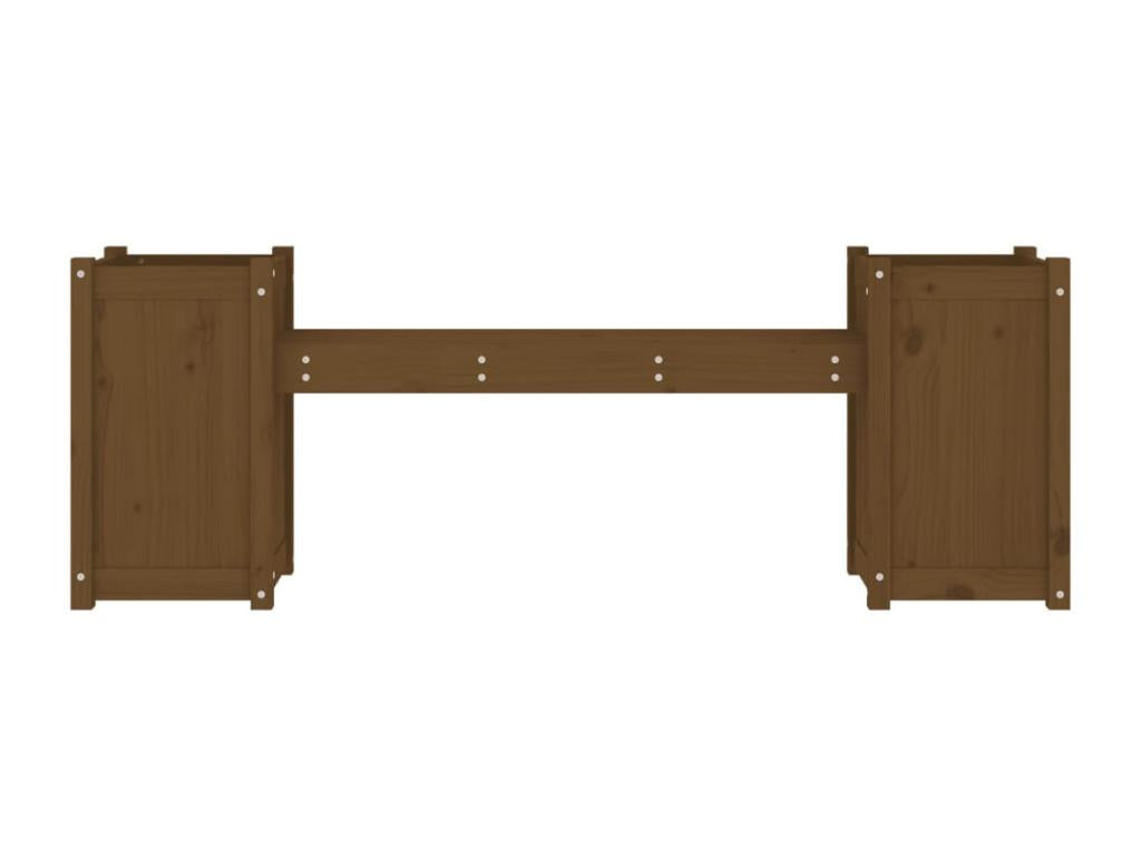 Panca in legno massello marrone