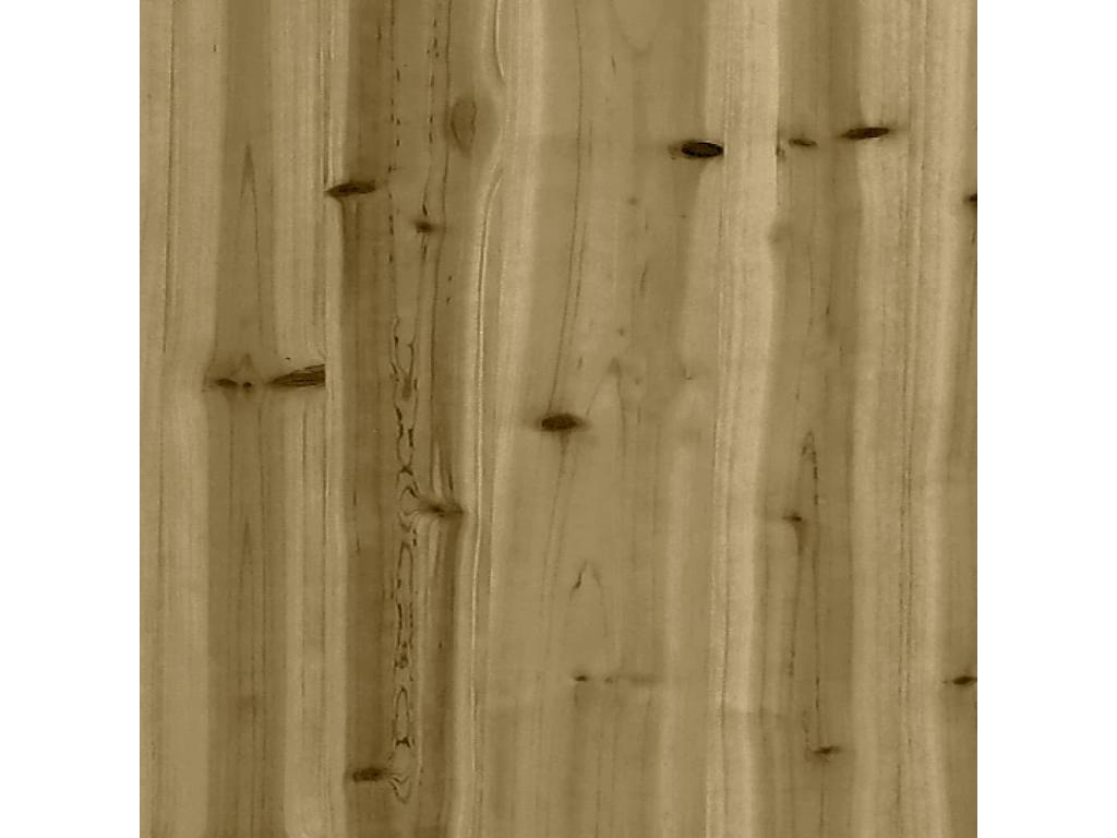 Set di mobili da esterno in legno di pino marrone - dlz1766459139978