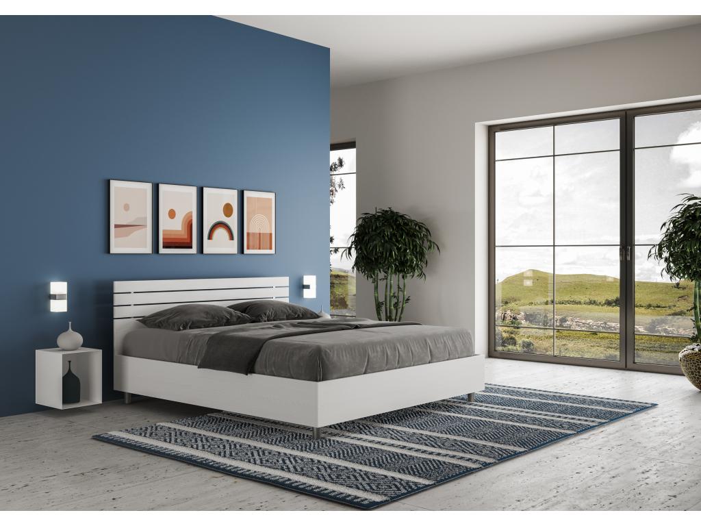 Letto bianco, 160 x 190 cm