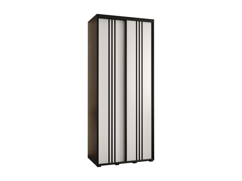 Armadio nero, 110 x 45 x 235,2 cm