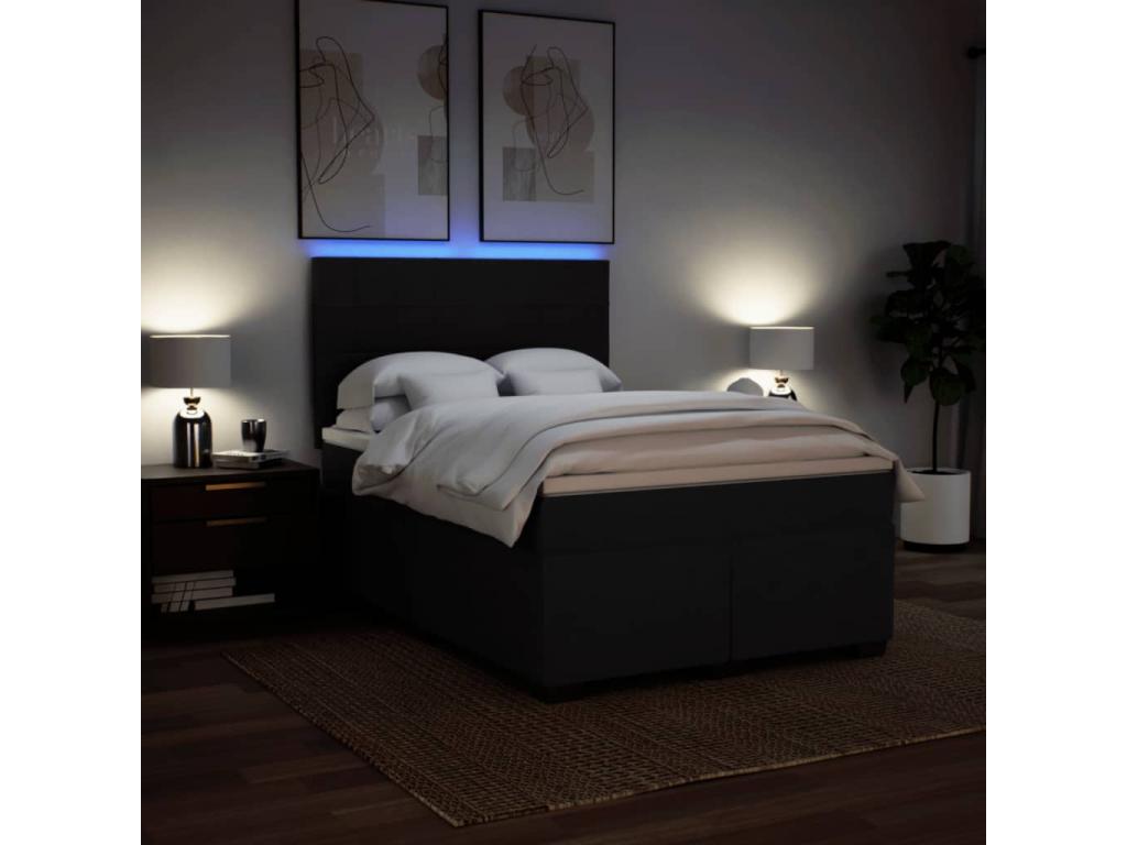 Materasso in tessuto nero, 140 x 200 cm