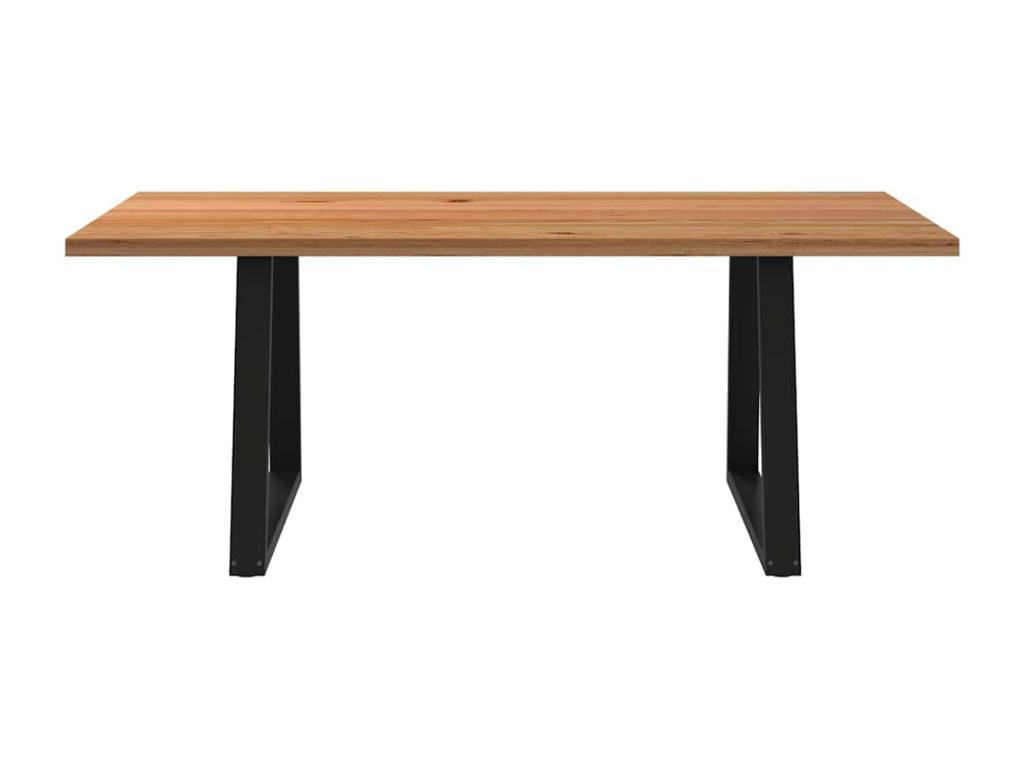 Tavolo da pranzo in legno di quercia marrone - dlz1766459648961