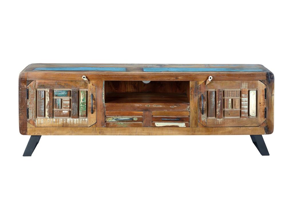 Mobile TV in legno massello, 54 x 40 x 160 cm