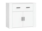 Credenza in legno ingegnerizzato bianco, 80 x 33 x 70 cm