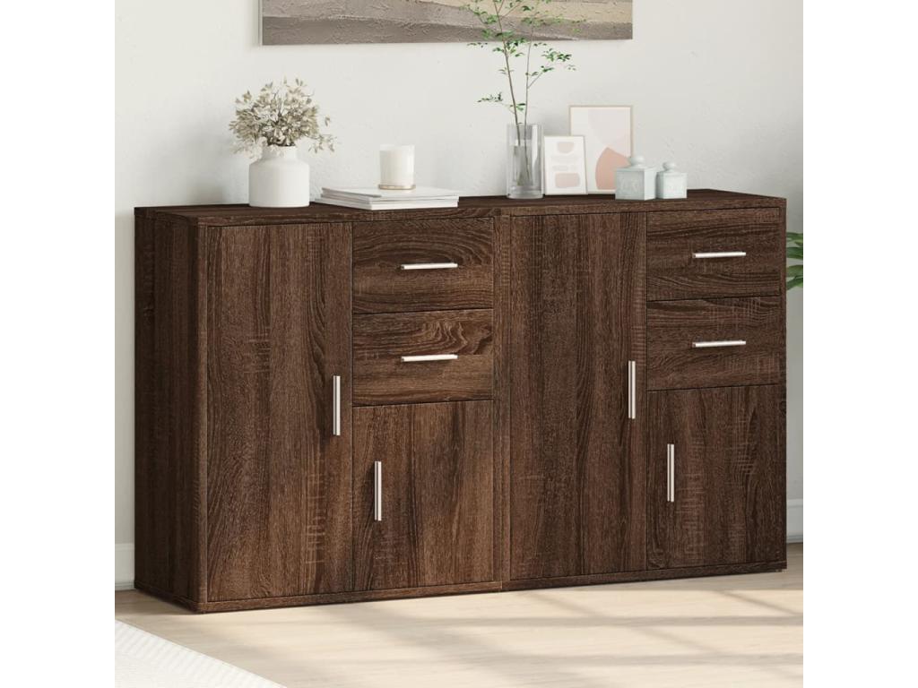 Credenza in legno ingegnerizzato marrone, 60 x 31 x 70 cm