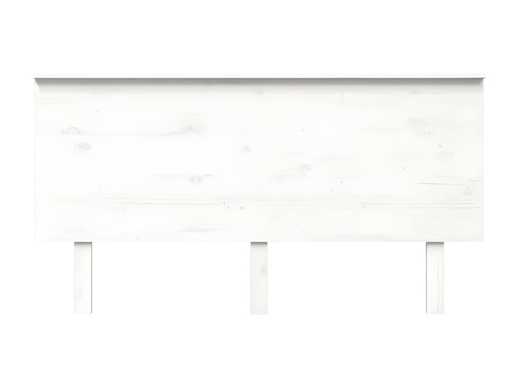 Letto in legno massello bianco, 154 x 6 x 82,5 cm