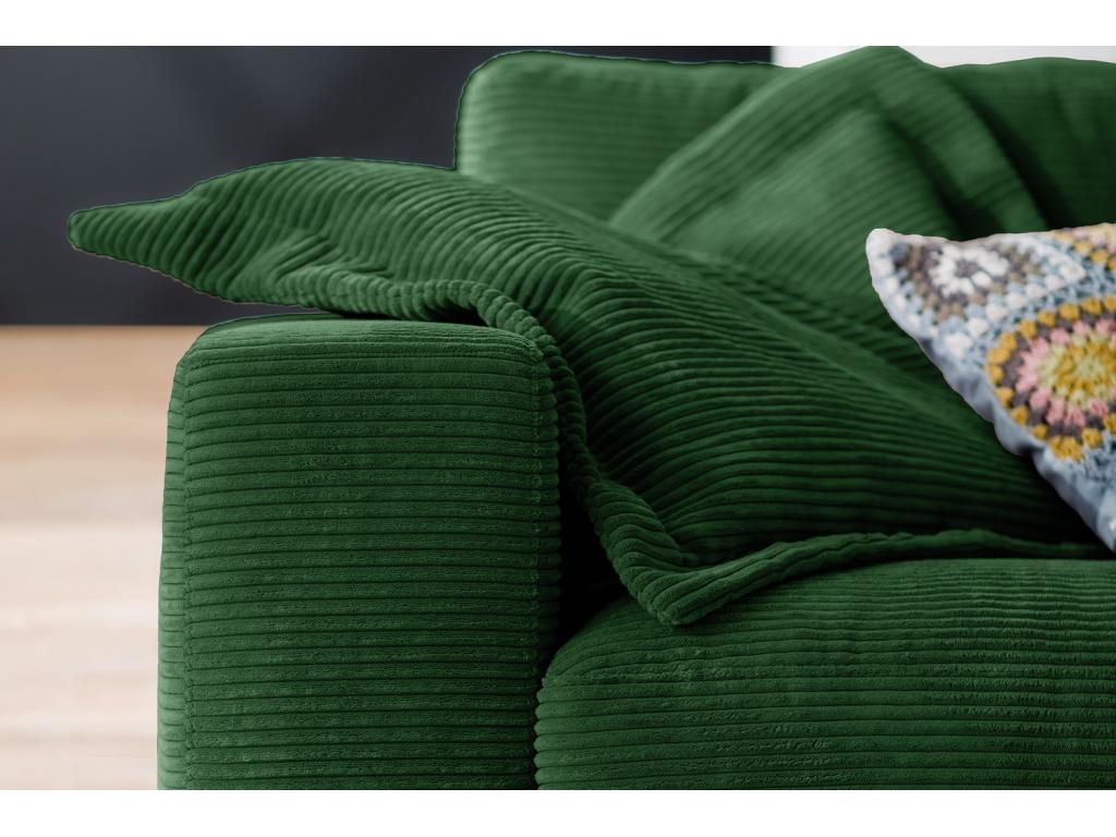 Divano in velluto verde