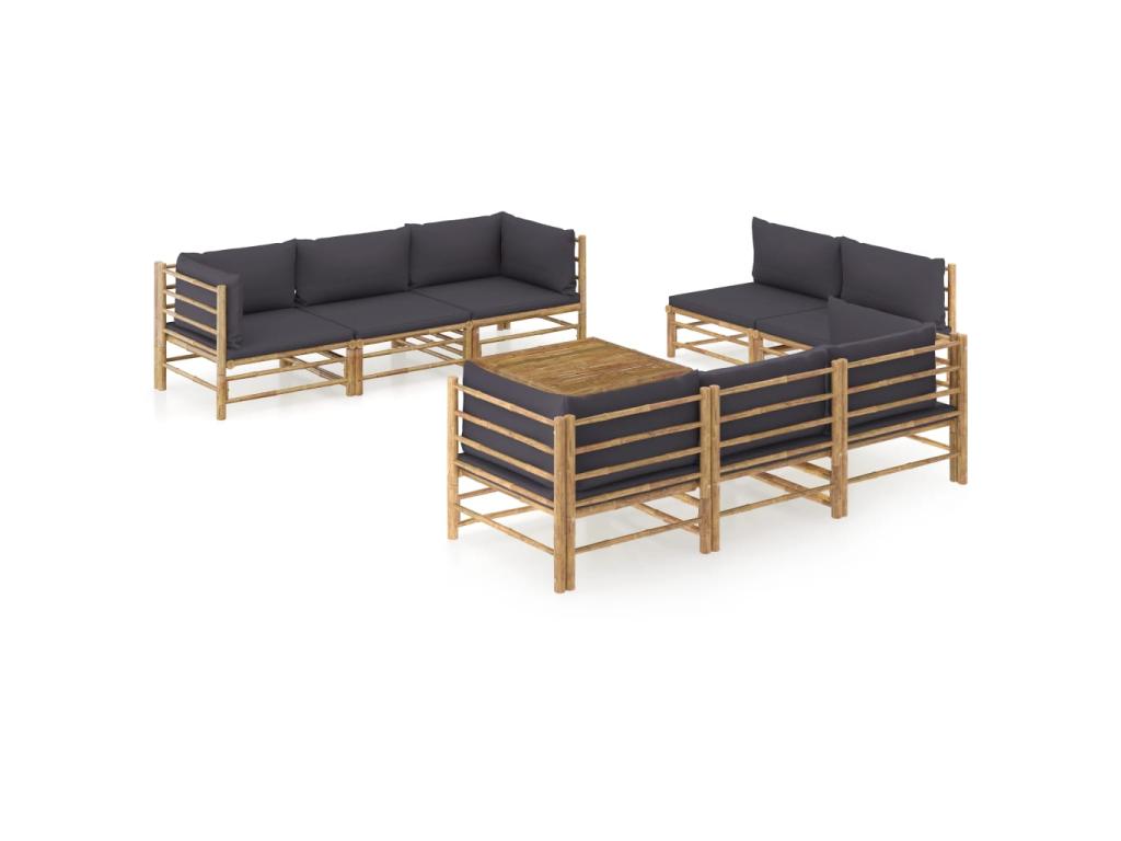 Set di mobili da esterno naturali