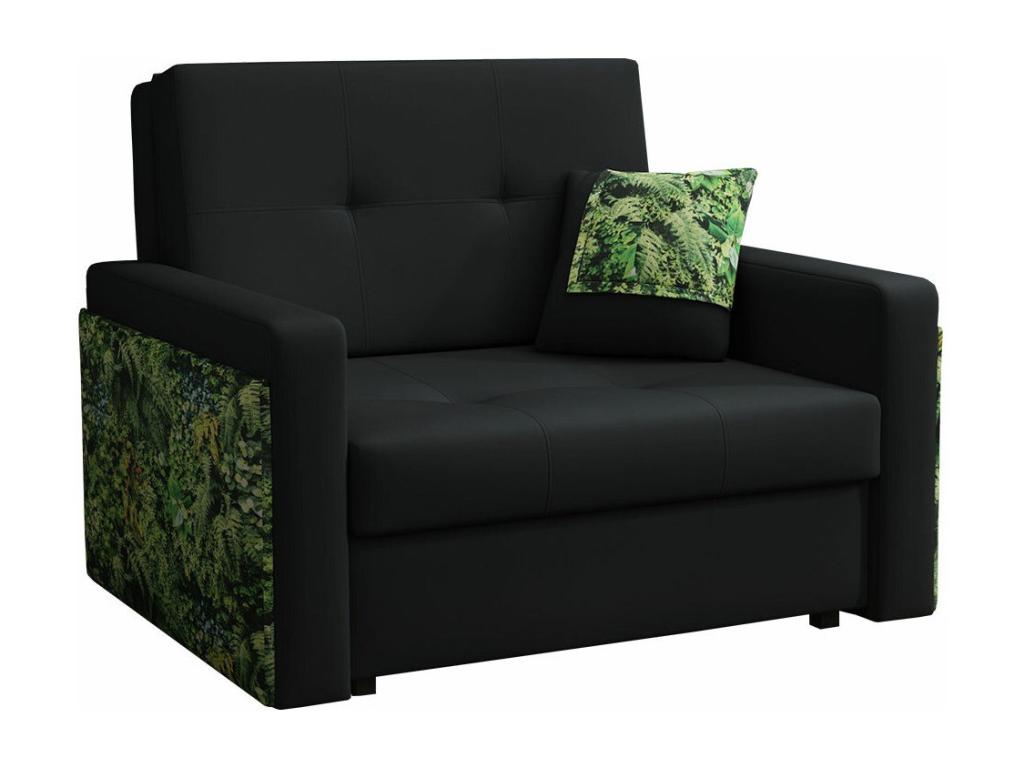 Poltrona in metallo nero, 85 x 110 x 98 cm