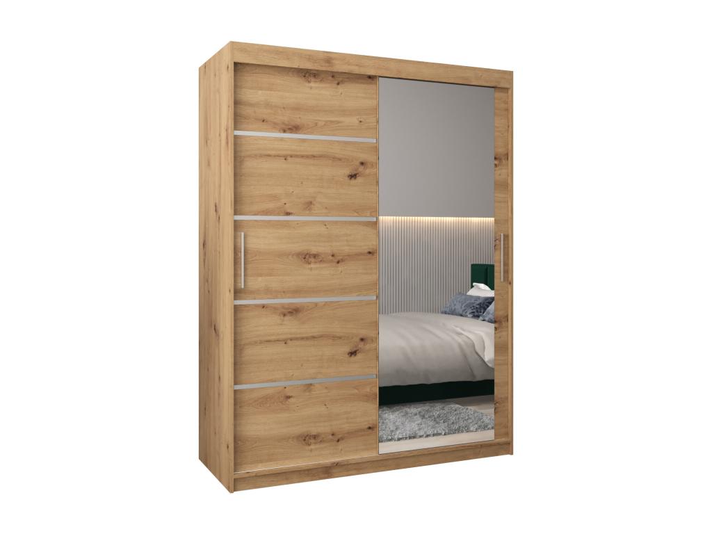 Armadio marrone, 150 x 62 x 200 cm - dlz1766459691967