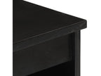 Armadio in legno massello nero, 60 x 33 x 75 cm