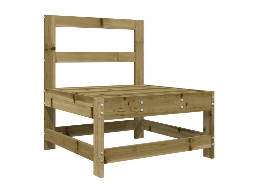 Set di mobili da esterno in legno di pino marrone - dlz1766459139978