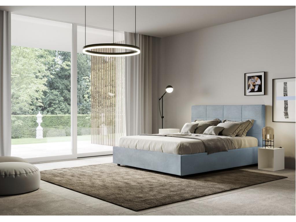 Letto blu, 140 x 200 cm