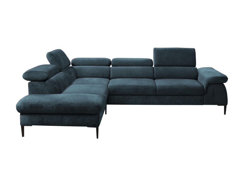 Divano letto in velluto blu