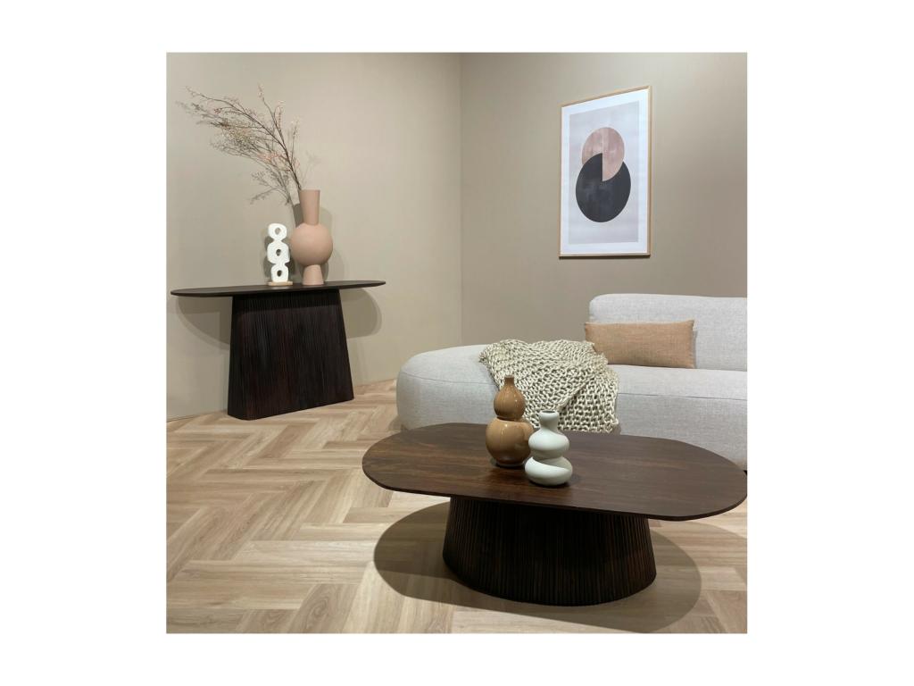 Tavolino da caffè marrone, 120 x 70 cm