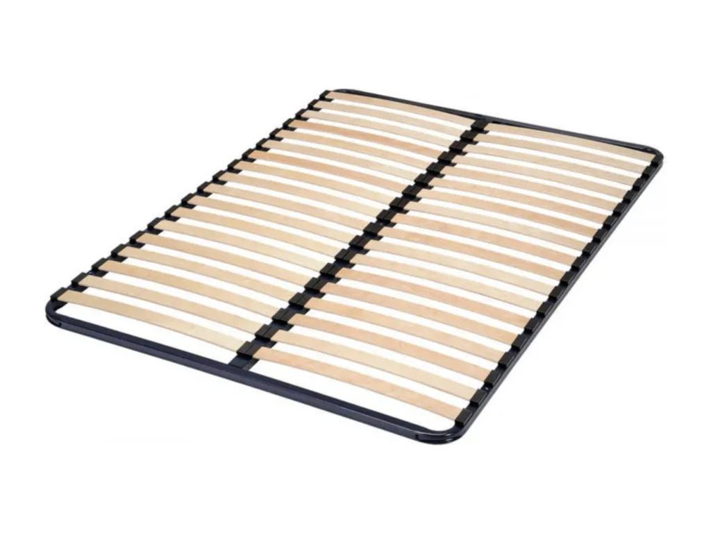 Letto in legno di rovere grigio, 80 x 190 cm