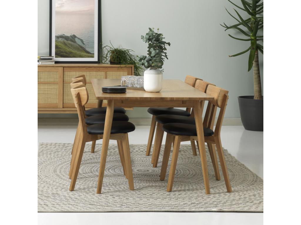 Tavolo da pranzo naturale, 280 x 90 cm