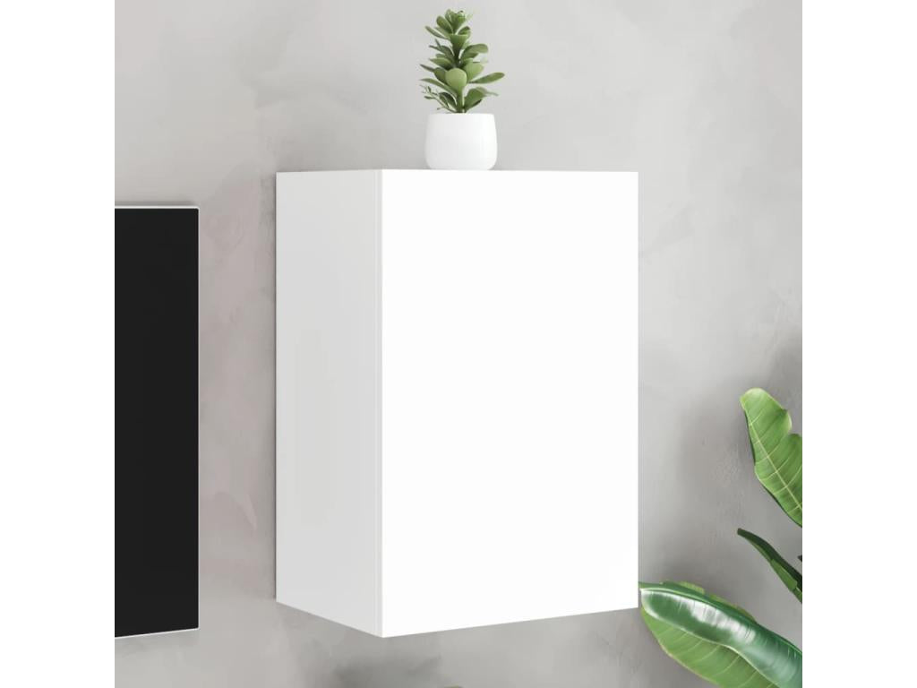 Mobile TV in legno ingegnerizzato bianco, 40,5 x 30 x 60 cm