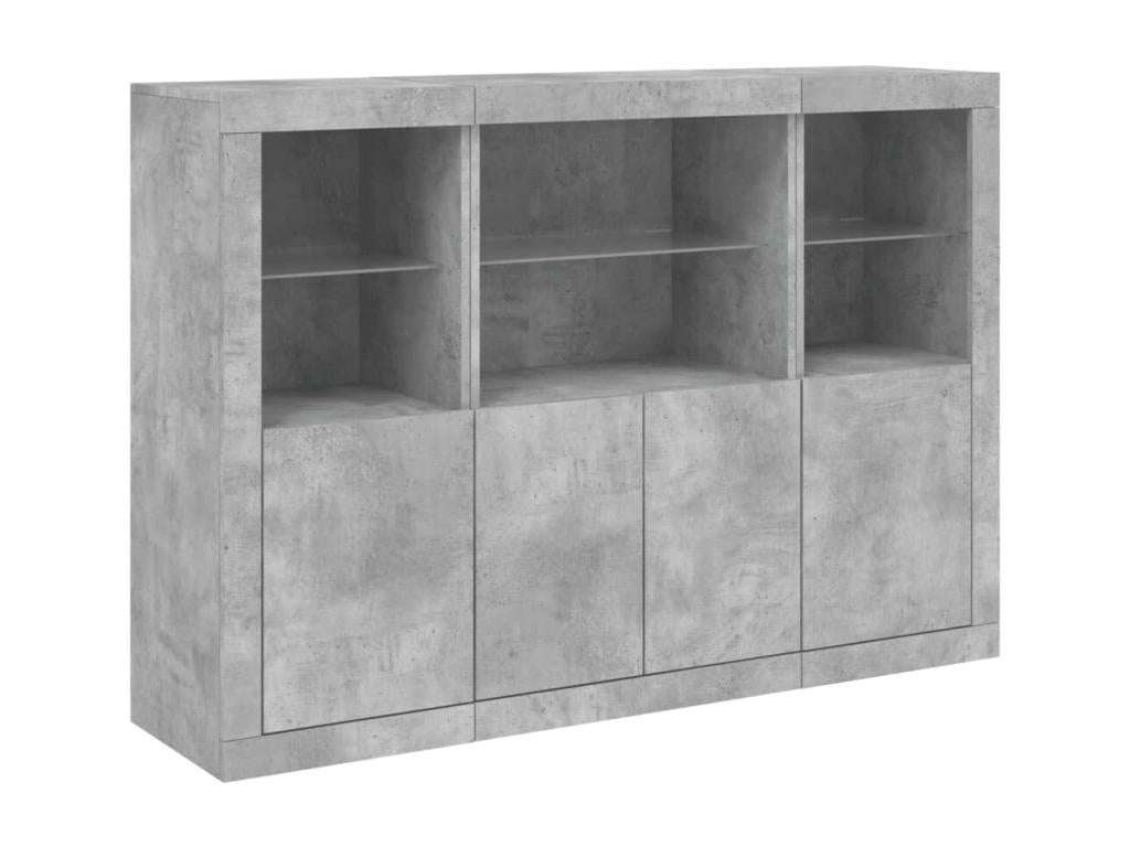 Credenza in legno ingegnerizzato grigio