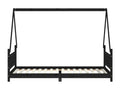 Struttura letto in legno di pino nero, 90 x 200 cm