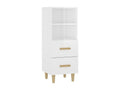 Credenza in legno ingegnerizzato bianco, 34,5 x 34 x 90 cm