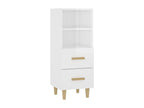 Credenza in legno ingegnerizzato bianco, 34,5 x 34 x 90 cm