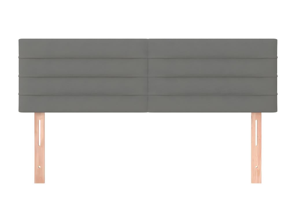 Letto in tessuto grigio, 72 x 5 x 78 cm