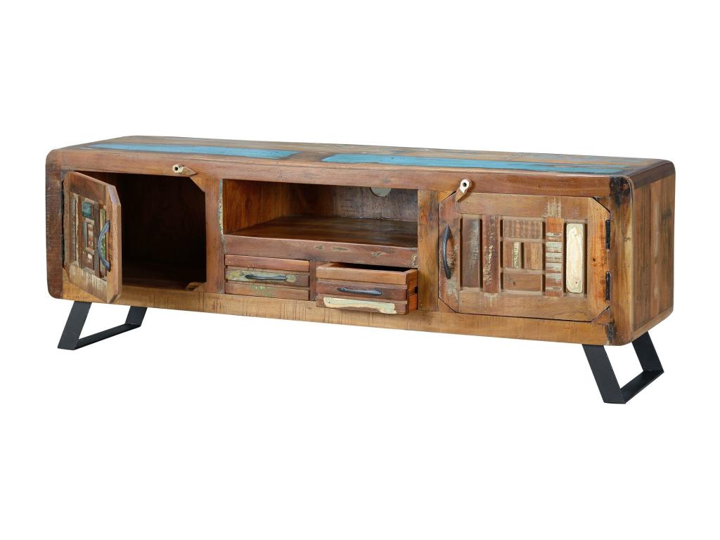 Mobile TV in legno massello, 54 x 40 x 160 cm