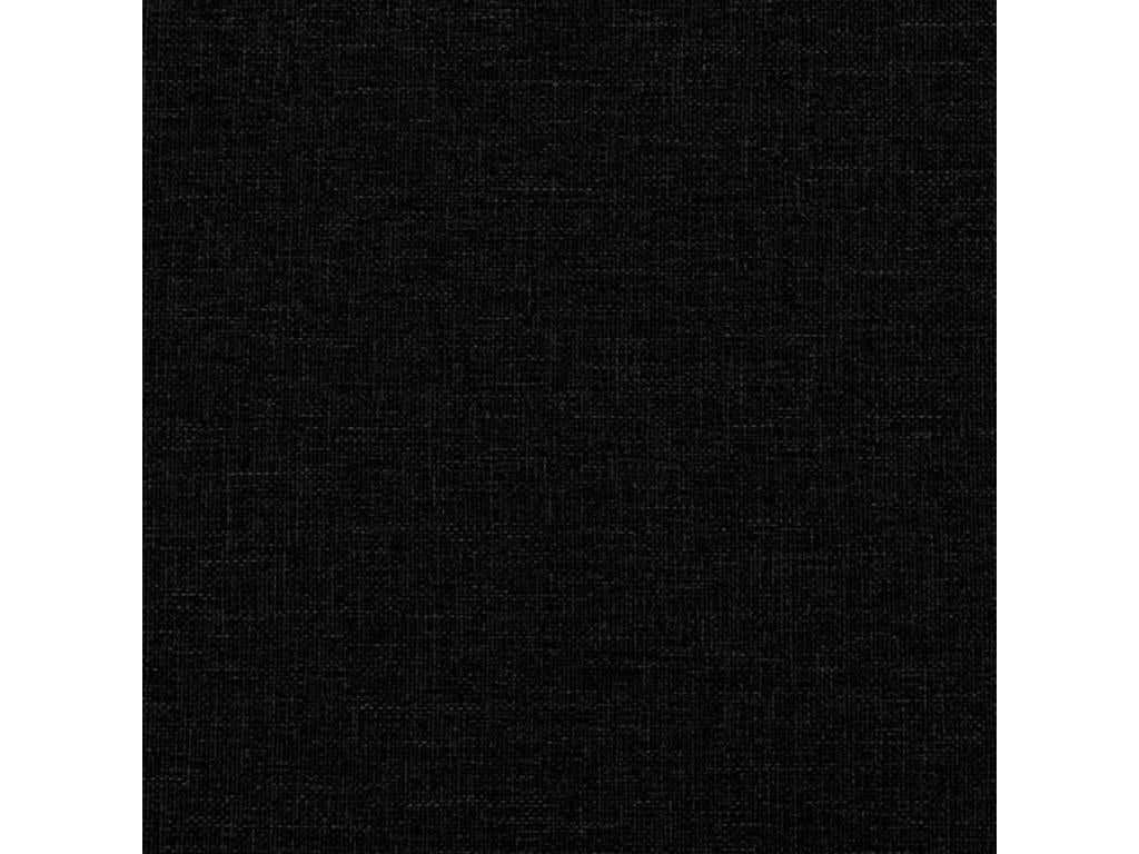 Letto in tessuto nero, 80 x 200 cm