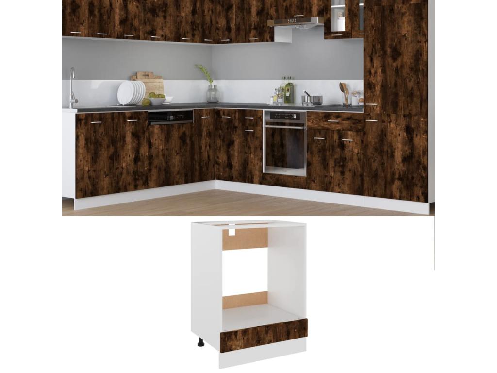 Armadio in legno ingegnerizzato marrone, 60 x 46 x 81,5 cm