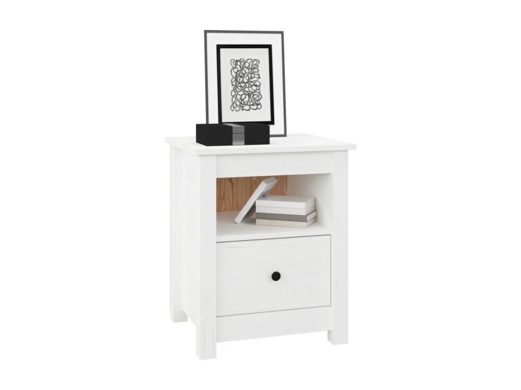 Mobili per la casa in legno di pino bianco, 40 x 35 x 49 cm