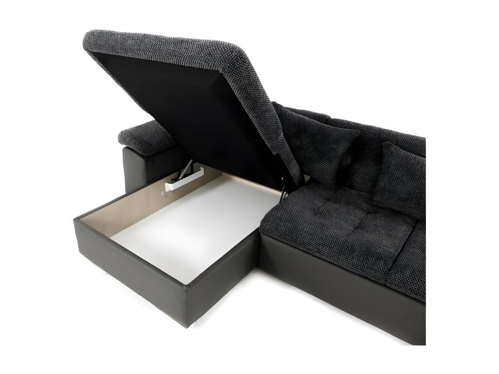 Divano blu, 348 x 205 x 76 cm