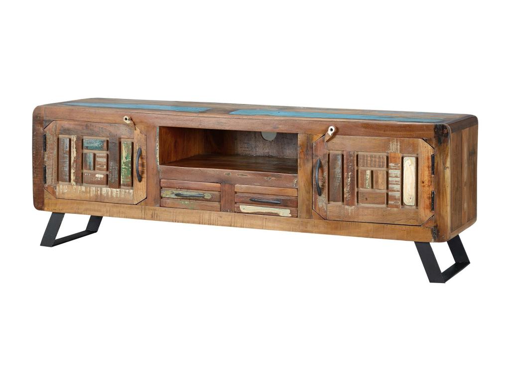 Mobile TV in legno massello, 54 x 40 x 160 cm