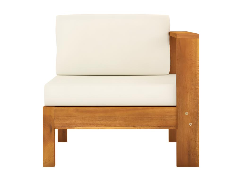 Set di mobili da esterno bianchi - dlz1766459434249