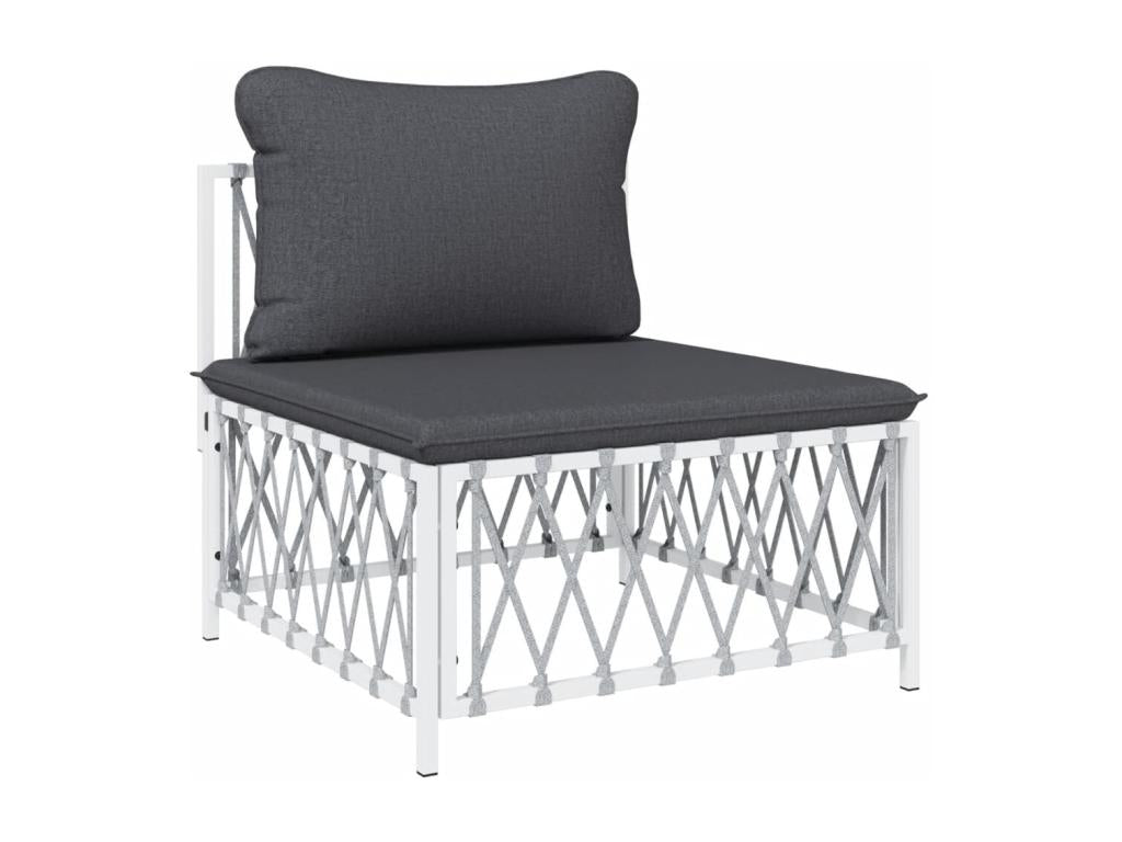 Set di mobili da esterno bianchi - dlz1766460020237