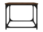 Tavolino da caffè in legno ingegnerizzato marrone, 80 x 50 x 40 cm