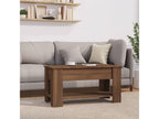 Tavolino da caffè in legno ingegnerizzato marrone, 101 x 49 x 52 cm